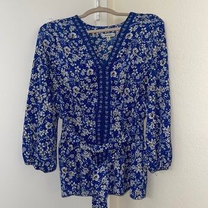 Floral top Large size